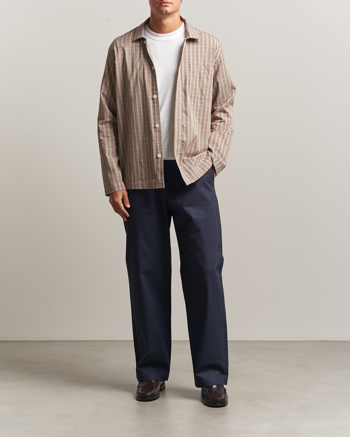 Herre | Bukser | Palmes | Lucien Ripstop Trousers Navy