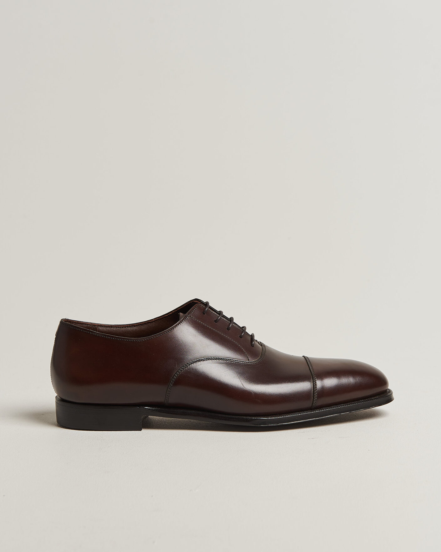 Herre | Oxfords | Crockett & Jones | Audley Handgrade Oxford Dark Brown Antique Calf