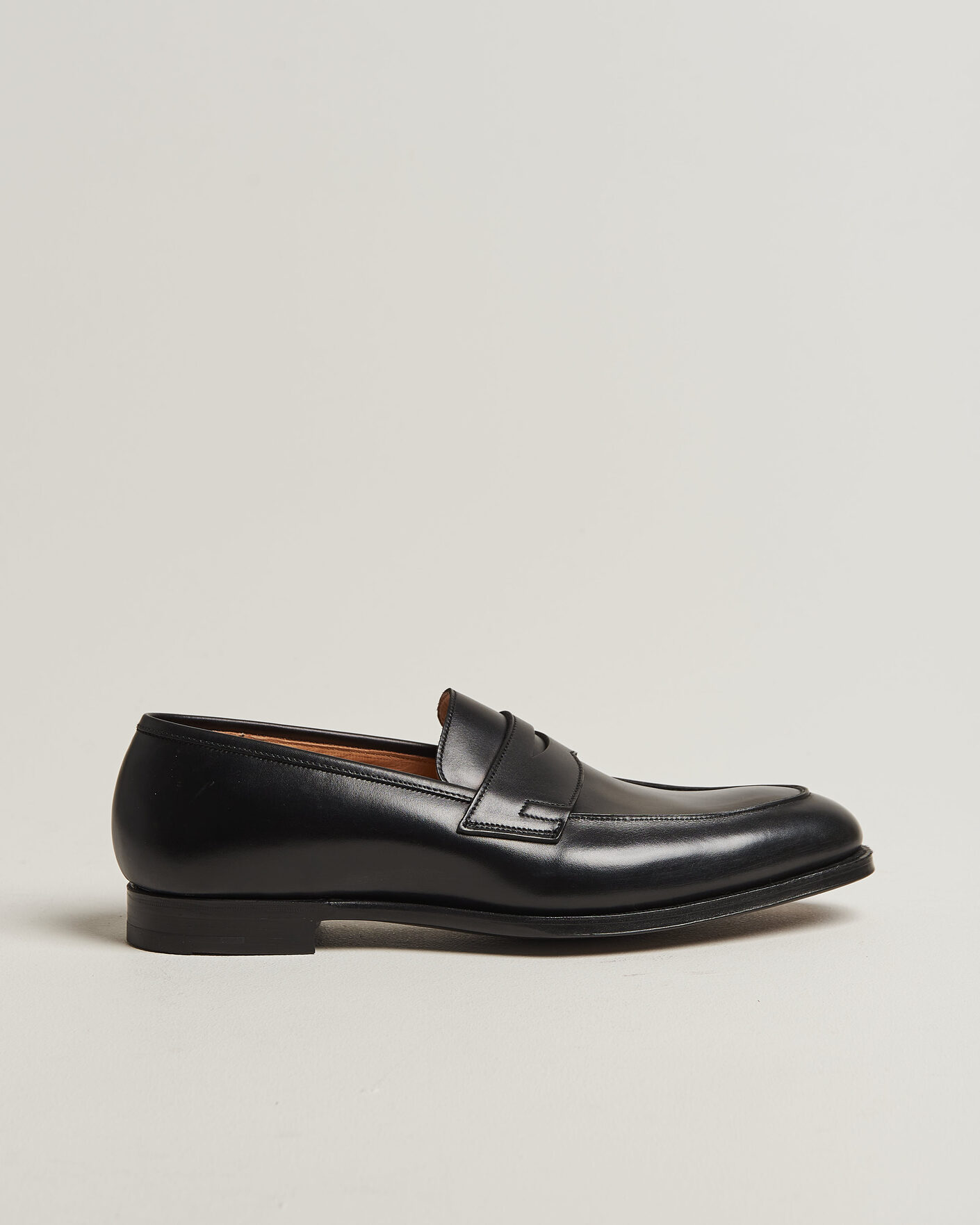 Herre | Loafers | Crockett & Jones | Crawford Handgrade Penny Loafer Black Calf