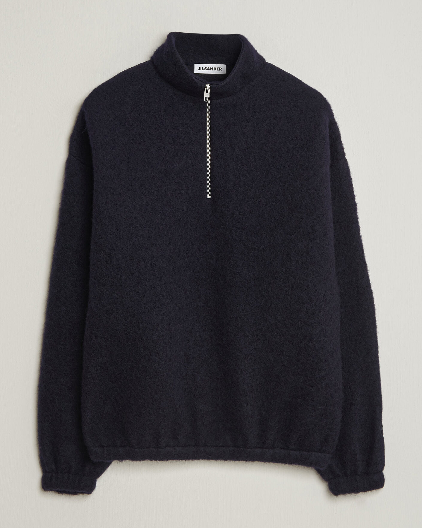 Herre | Gensere | Jil Sander | Half Zip Fleece Sweater Navy
