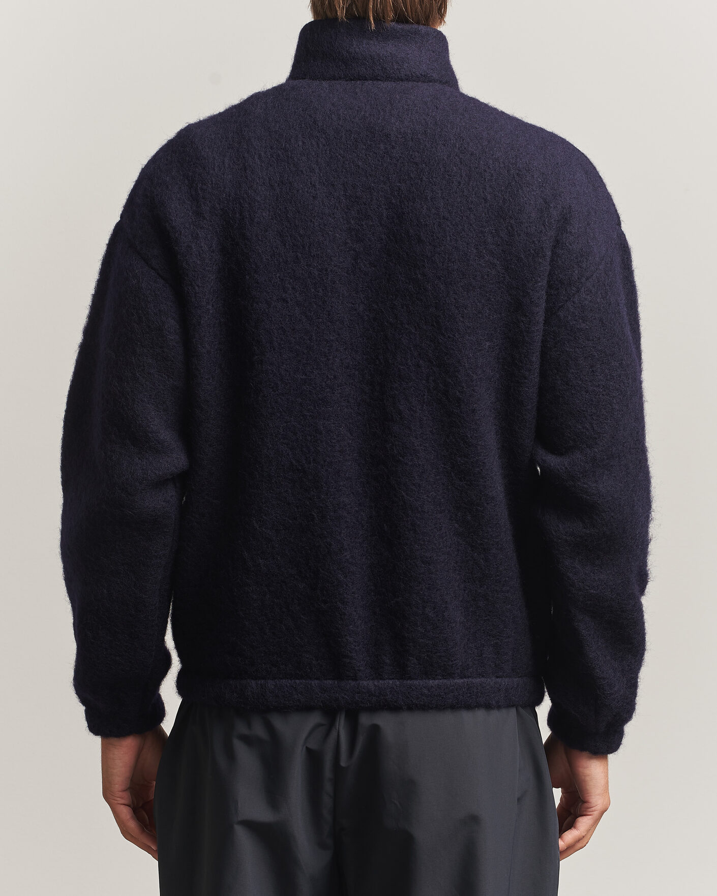 Herre | Gensere | Jil Sander | Half Zip Fleece Sweater Navy