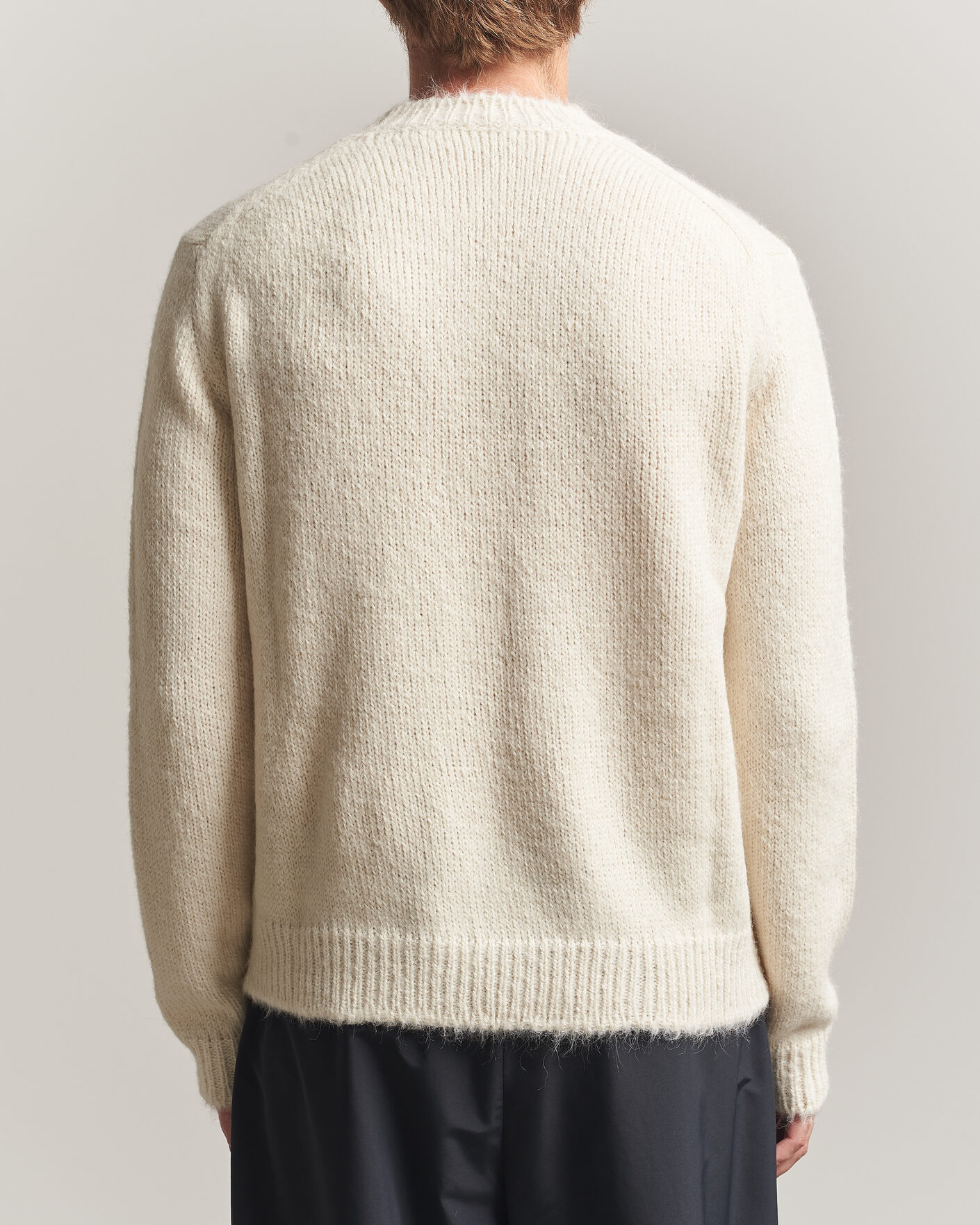 Herre | Gensere | Jil Sander | Rib Knit Sweater Off White