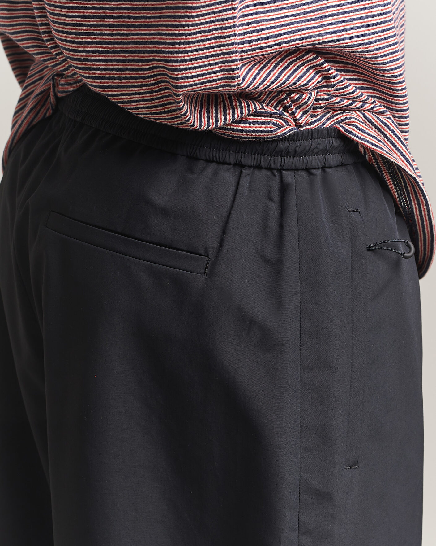 Herre | Bukser | Jil Sander | Drawstring Trousers Black