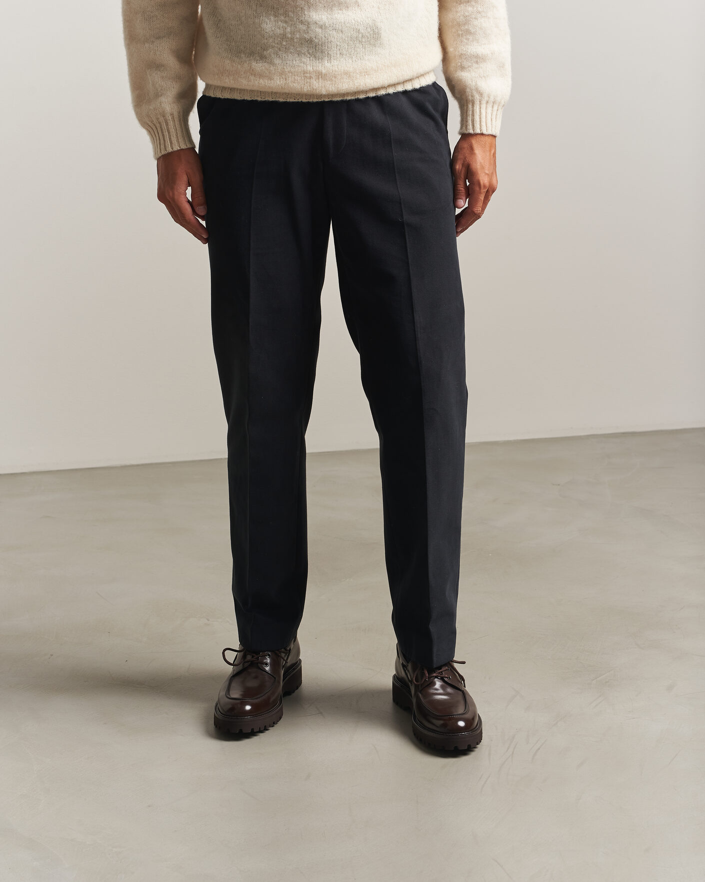 Herre | Derbys | John Lobb | Tide Moc Toe Derby Dark Brown Calf