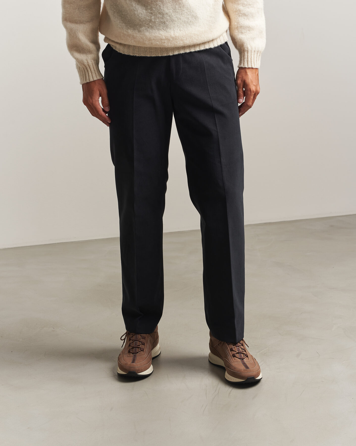 Herre | Sneakers | John Lobb | Stream Running Sneakers Moka Nubuck