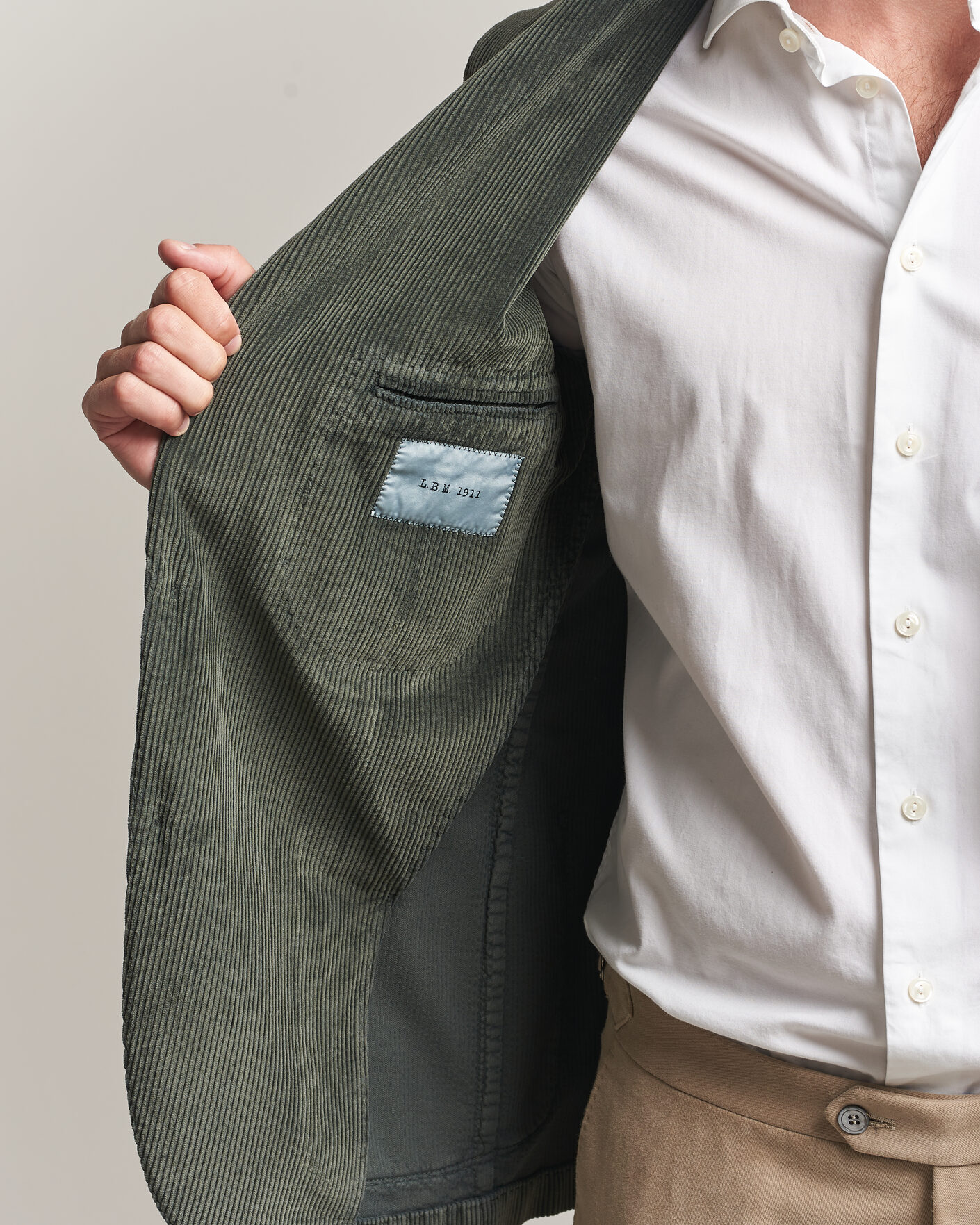 Herre | Dressjakker | L.B.M. 1911 | Jack Corduroy Blazer Soft Green