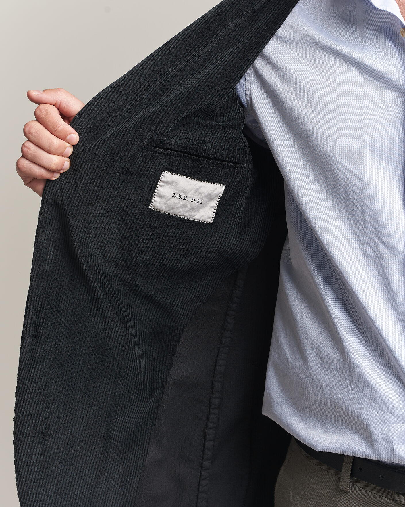 Herre | Dressjakker | L.B.M. 1911 | Jack Corduroy Blazer Black