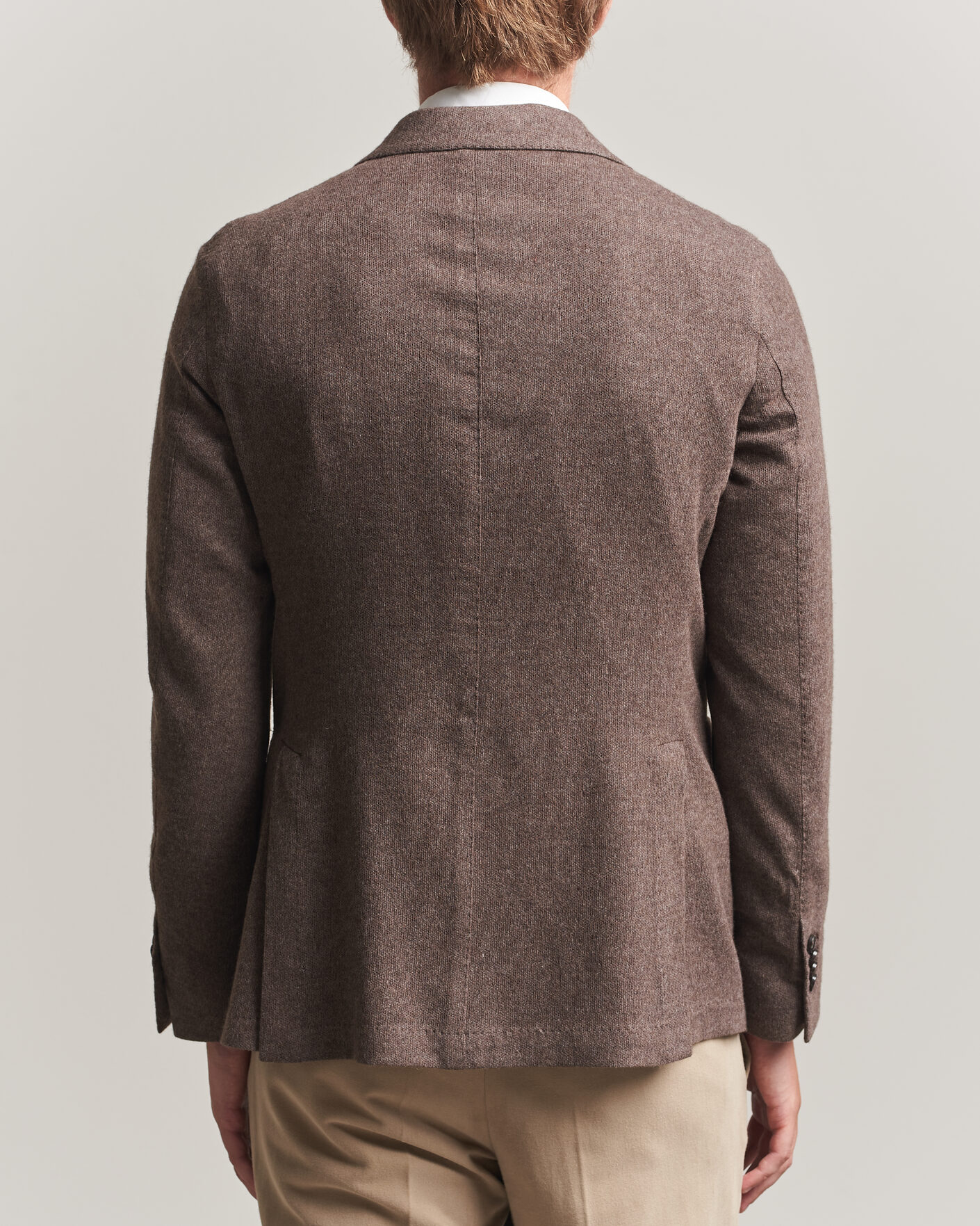 Herre | Dressjakker | L.B.M. 1911 | Jack Knitted Cashmere Mix Blazer Brown