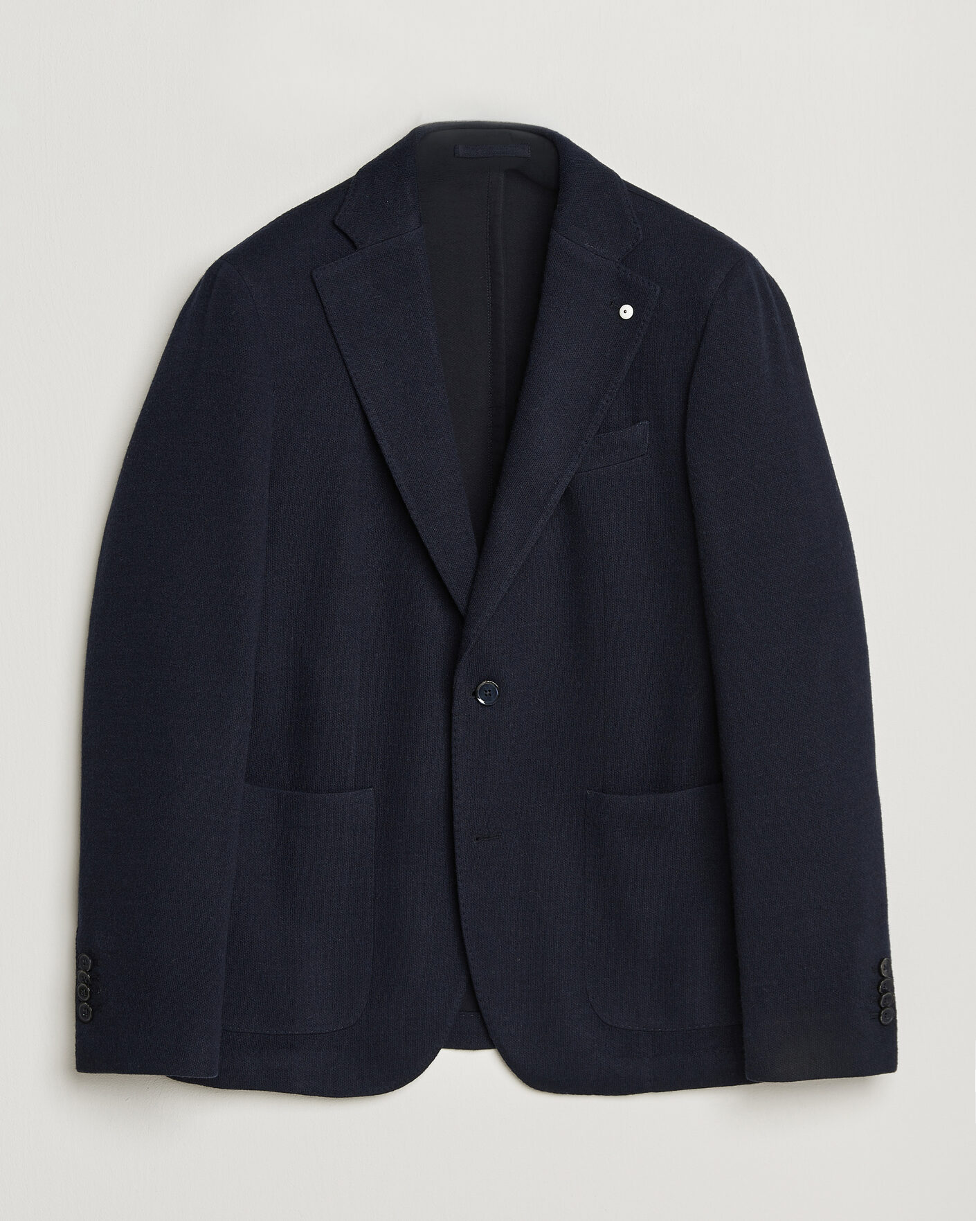 Herre | Dressjakker | L.B.M. 1911 | Jack Knitted Cashmere Mix Blazer Navy