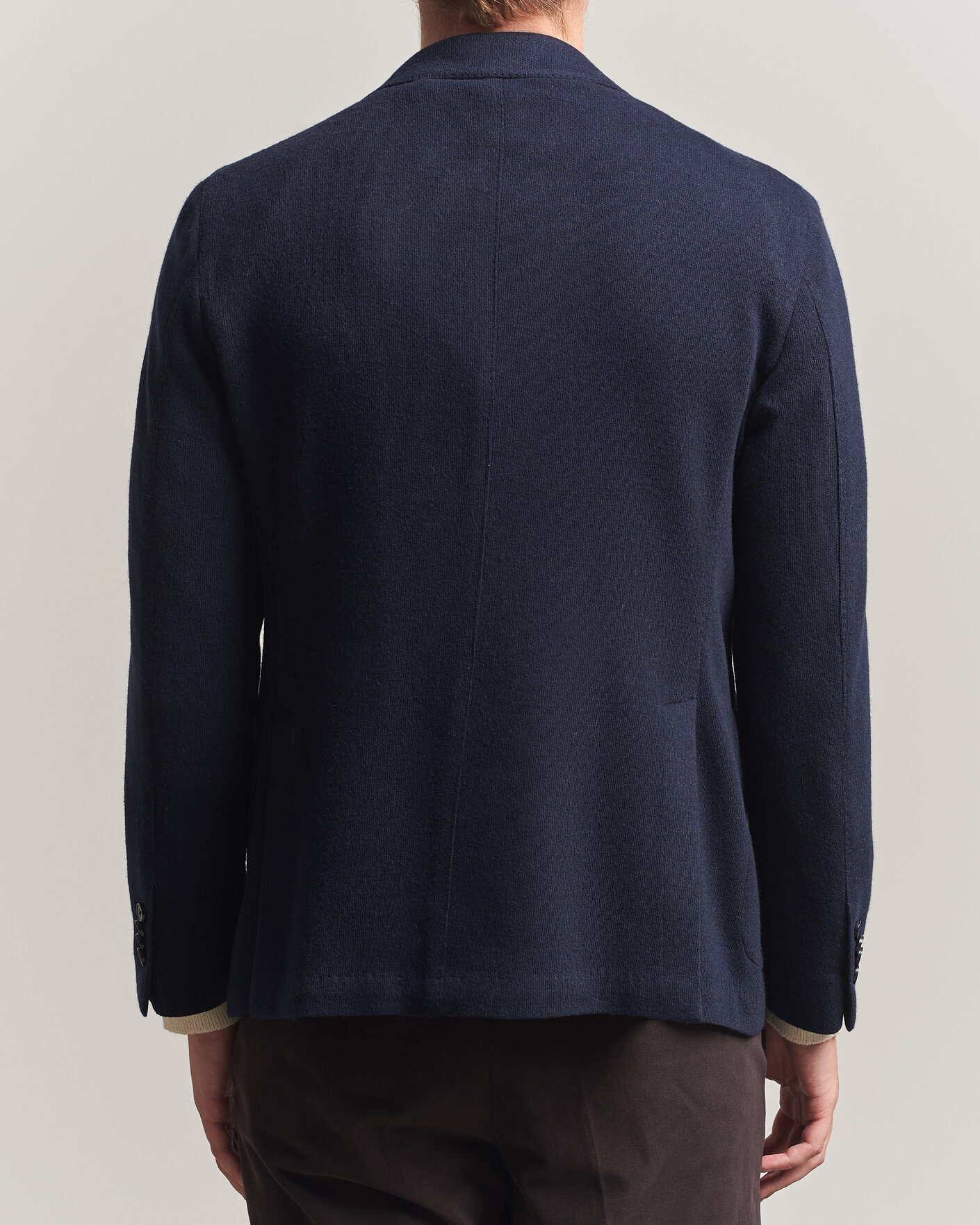 Herre | Dressjakker | L.B.M. 1911 | Jack Knitted Cashmere Mix Blazer Navy