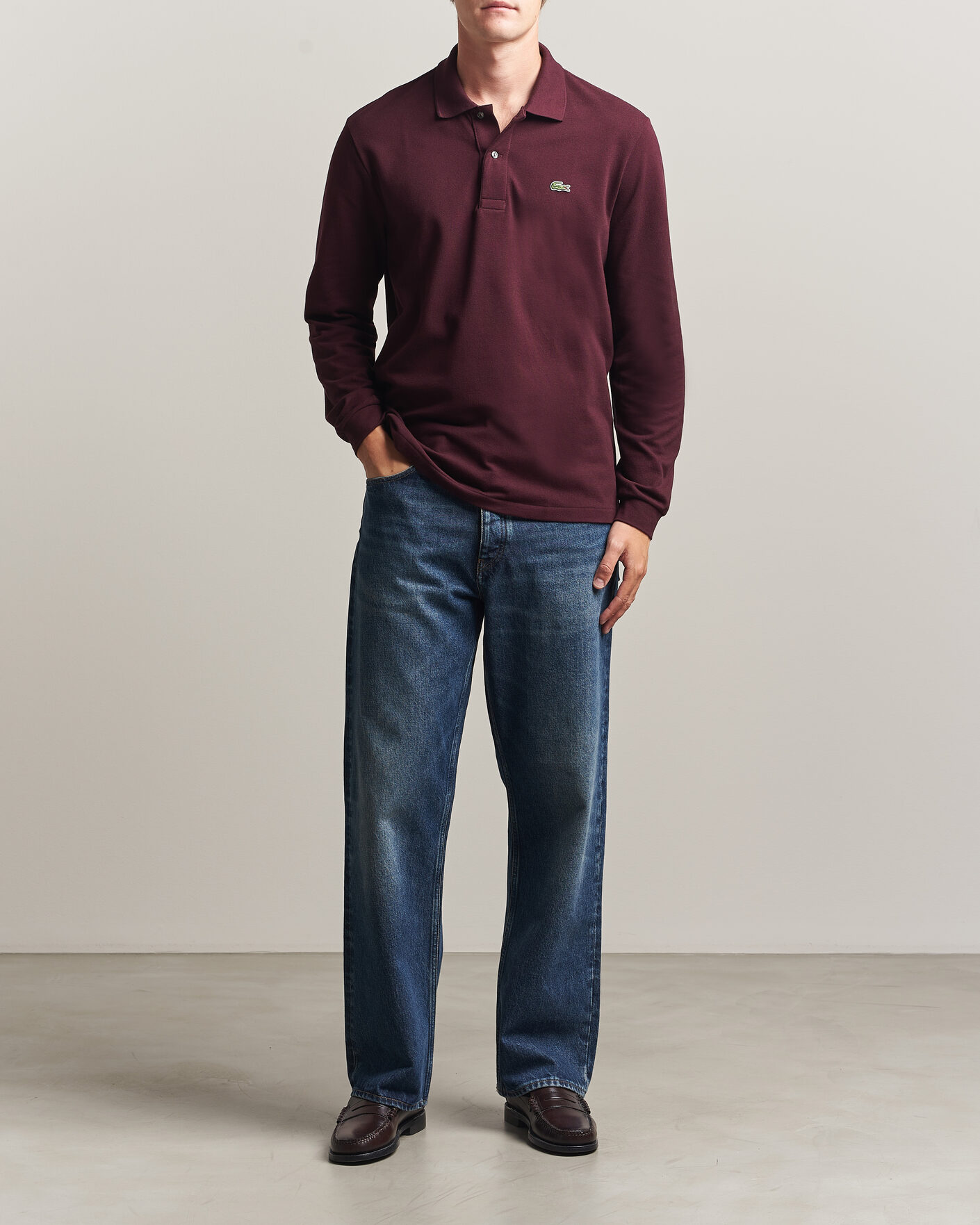 Herre | Pikéer | Lacoste | Original Long Sleeve Polo Piké Oxalis
