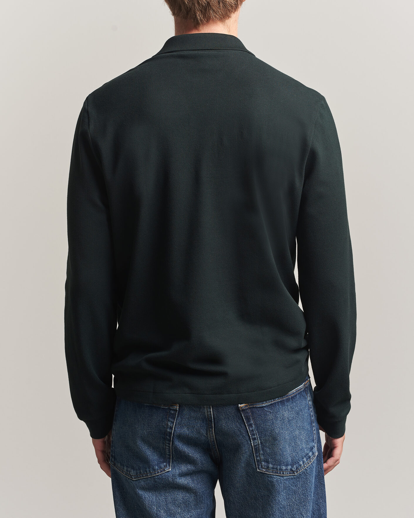 Herre | Pikéer | Lacoste | Original Long Sleeve Polo Piké Dark Varech