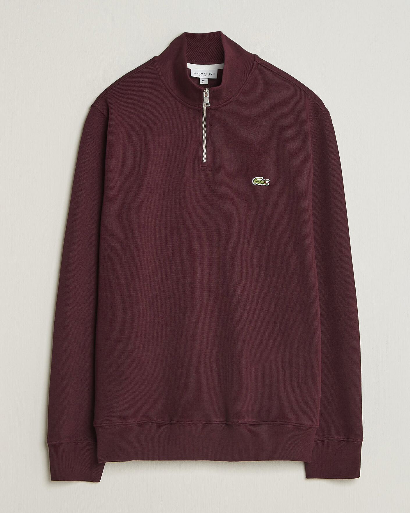 Herre | Gensere | Lacoste | Rib Interlock Half Zip Oxalis