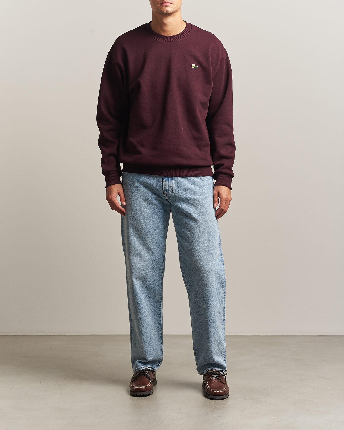 Herre | Gensere | Lacoste | Crew Neck Sweatshirt Oxalis
