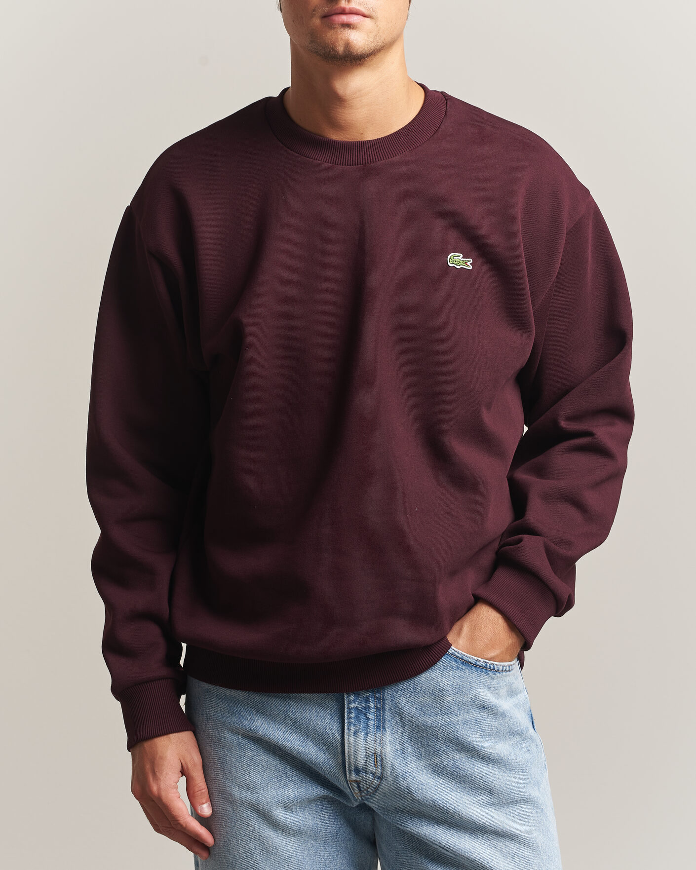 Herre | Gensere | Lacoste | Crew Neck Sweatshirt Oxalis