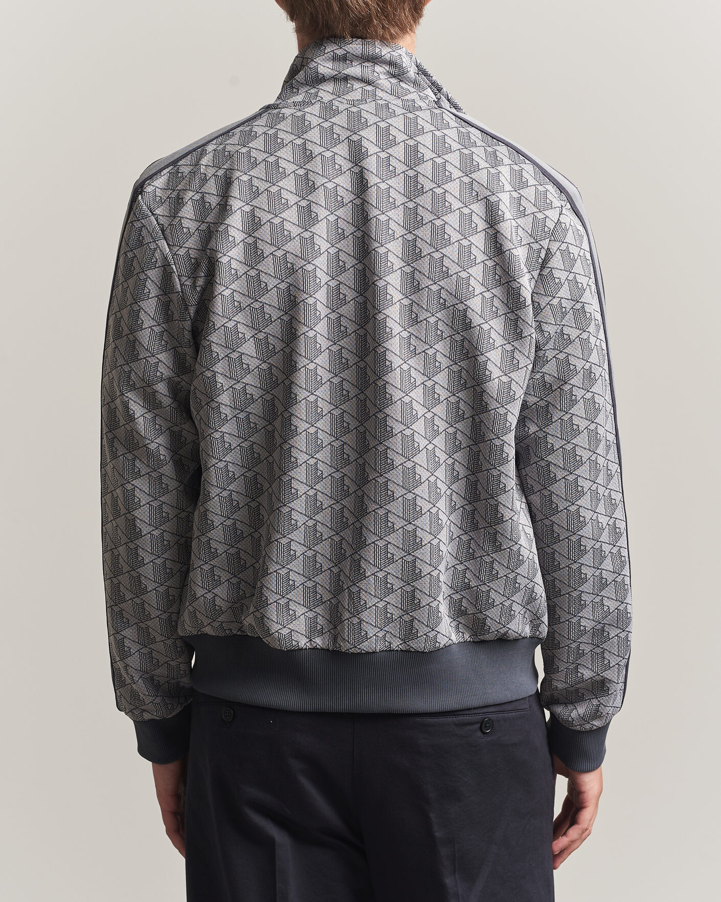 Herre | Gensere | Lacoste | Monogram Track Jacket Calluna/Graphite