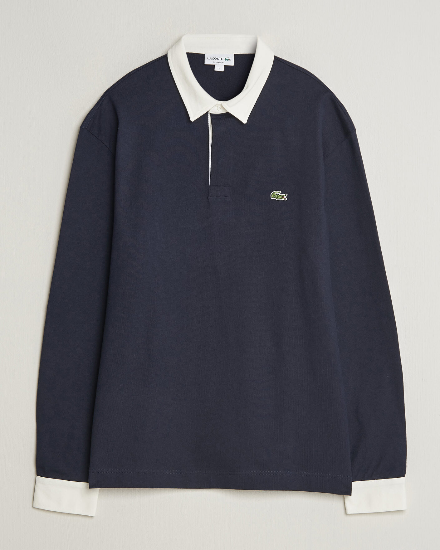 Herre | Gensere | Lacoste | Heavy Cotton Rugger Dark Navy