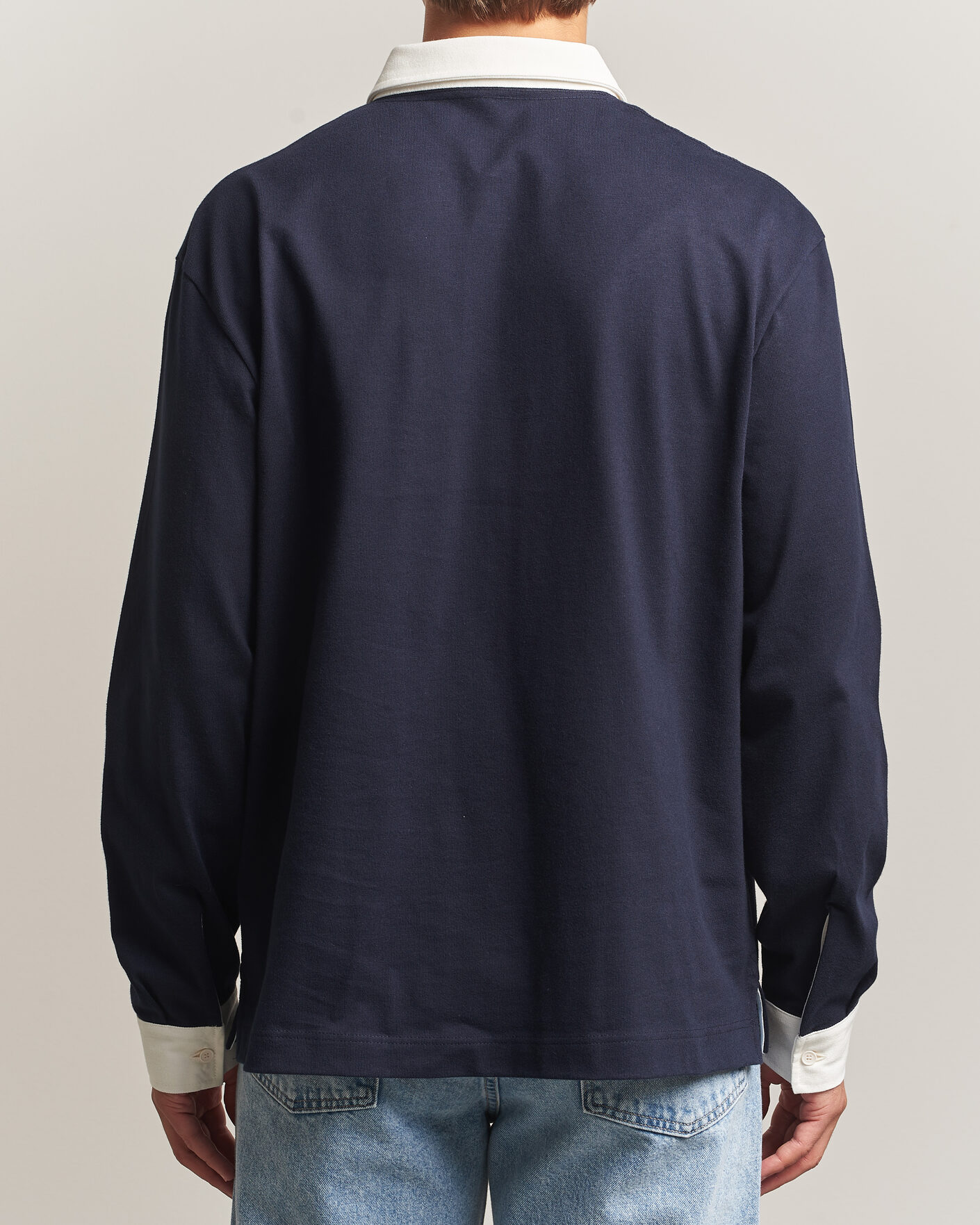Herre | Gensere | Lacoste | Heavy Cotton Rugger Dark Navy