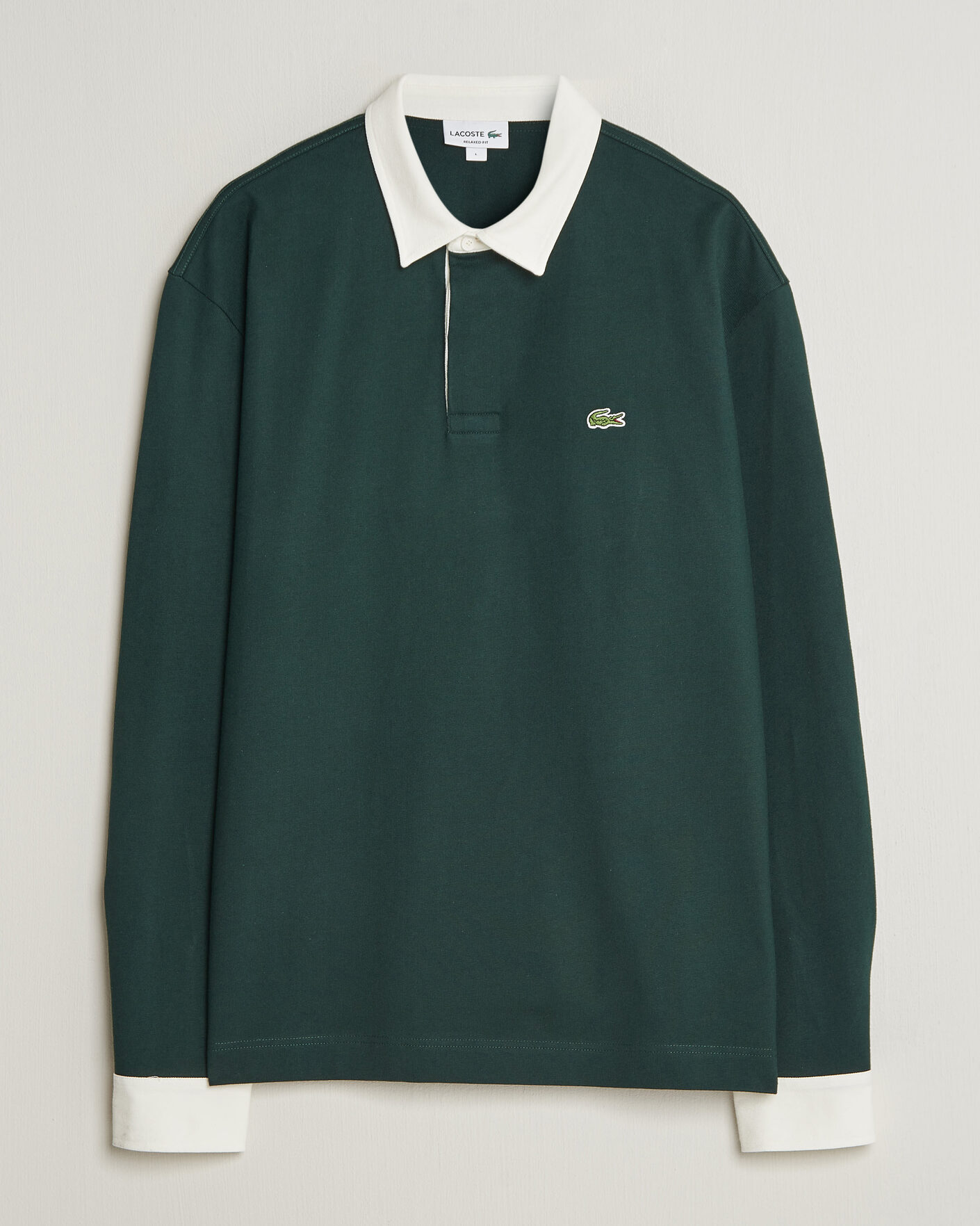 Herre | Gensere | Lacoste | Heavy Cotton Rugger Sinople