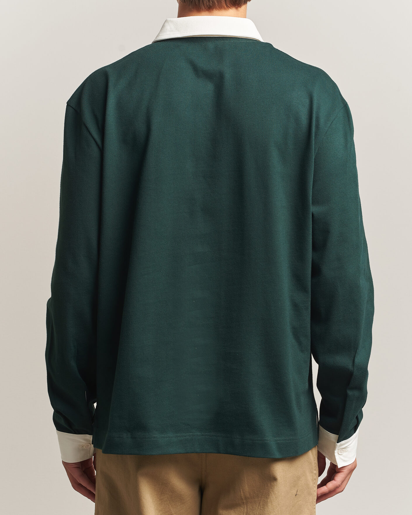 Herre | Gensere | Lacoste | Heavy Cotton Rugger Sinople