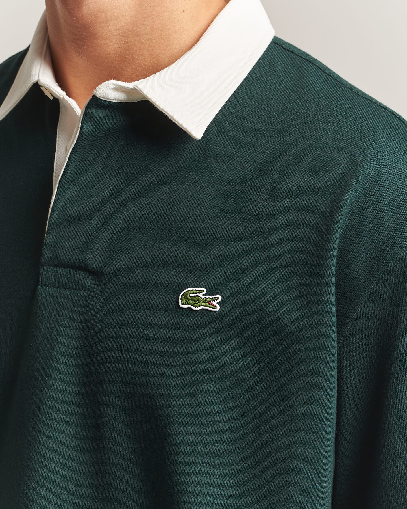 Herre | Gensere | Lacoste | Heavy Cotton Rugger Sinople