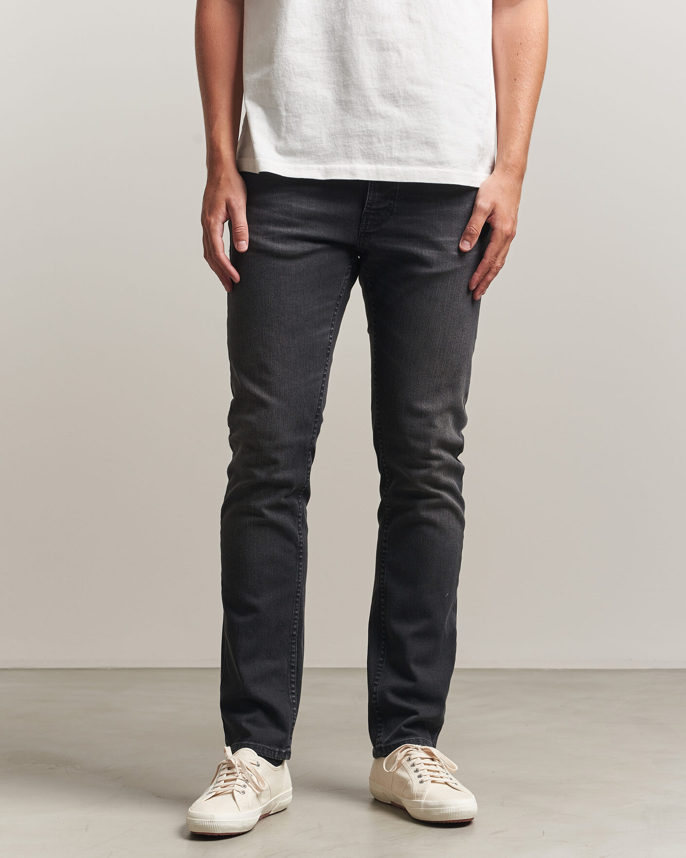 Herre | Jeans | Nudie Jeans | Grim Tim Jeans Black Mist