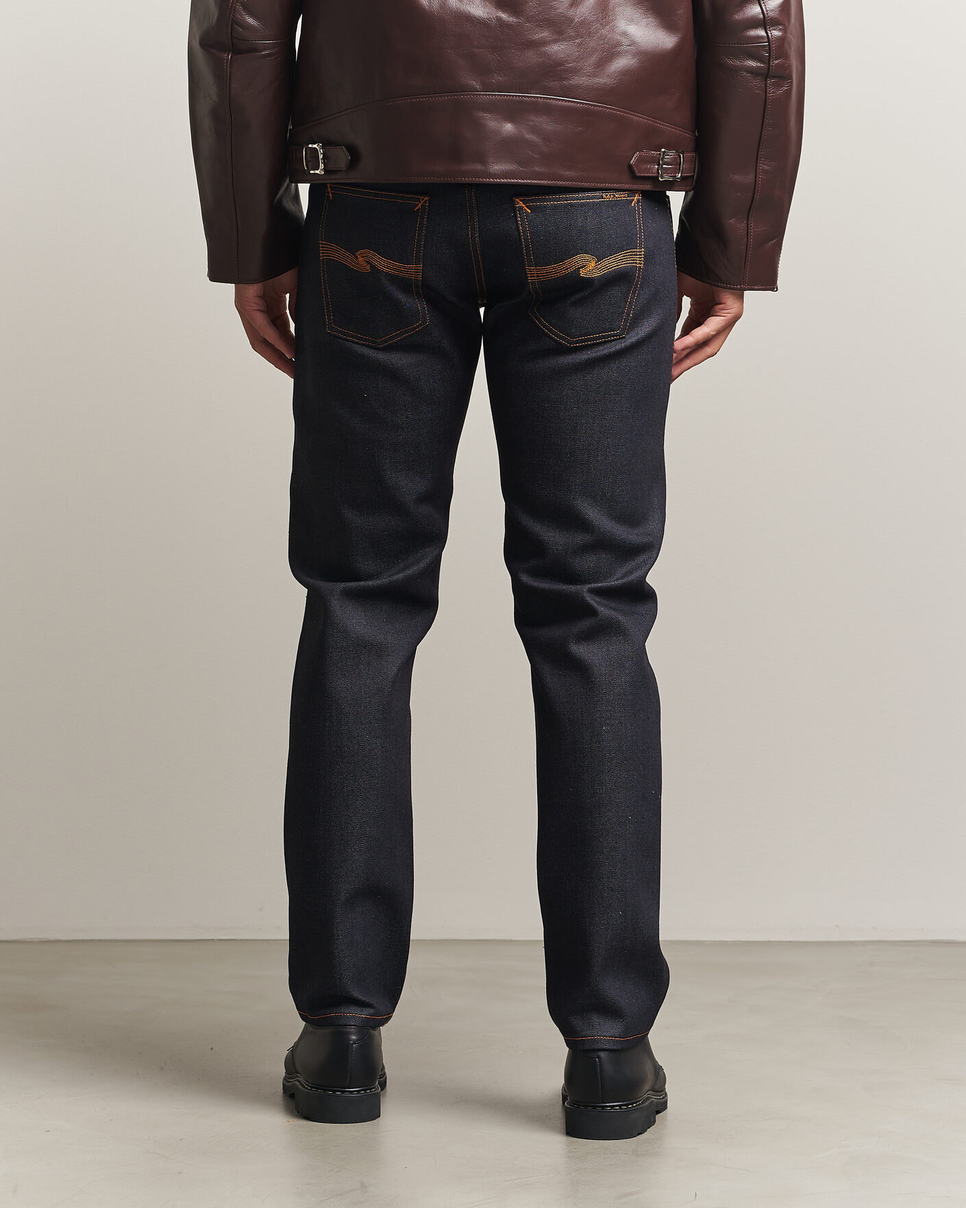 Herre | Jeans | Nudie Jeans | Solid Ollie Jeans Dry Japan Selvage
