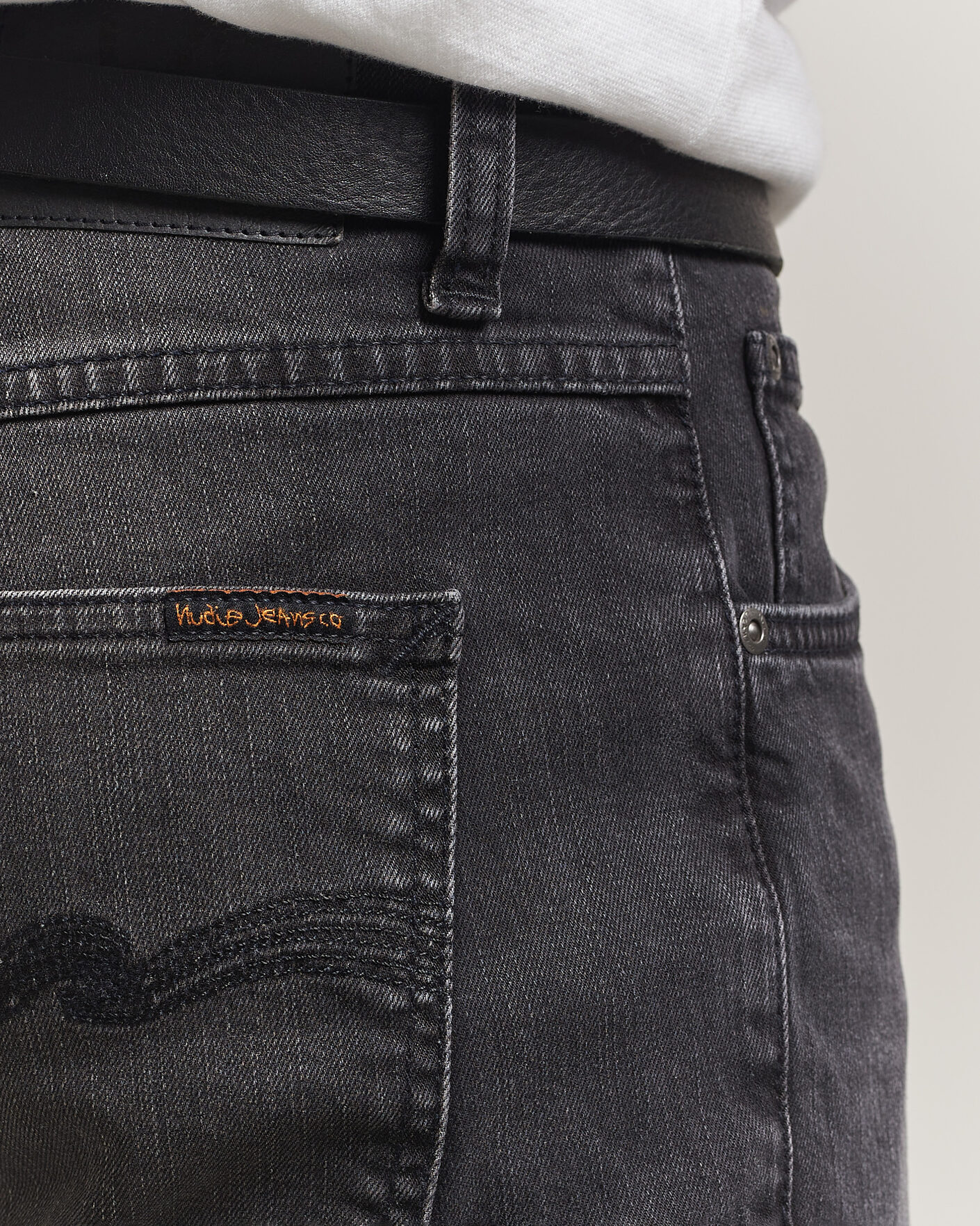 Herre | Jeans | Nudie Jeans | Solid Ollie Jeans Black Mist