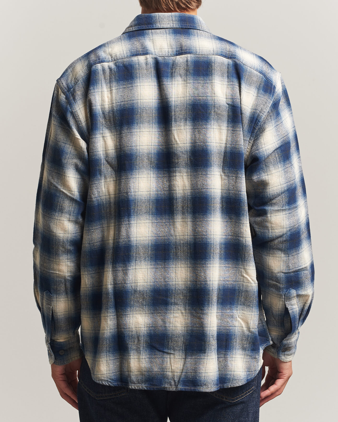 Herre | Skjorter | Nudie Jeans | Julian Worker Checked Shirt Blue