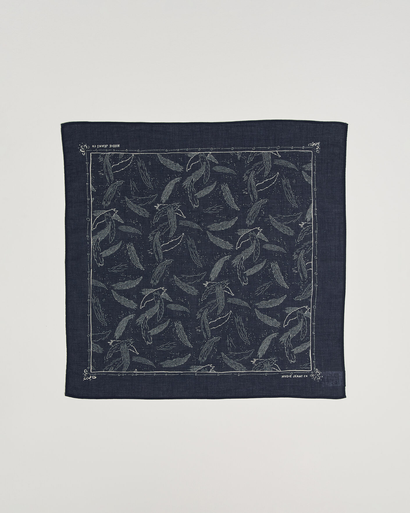 Herre | Scarves | Nudie Jeans | Ingrid Printed Bandana Blue
