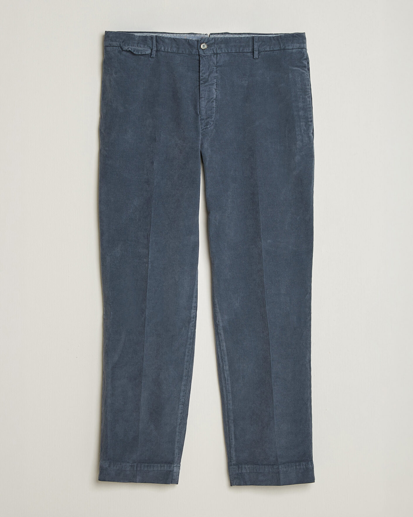 Herre | Bukser | Santaniello | Corduroy Trousers Iron Blue