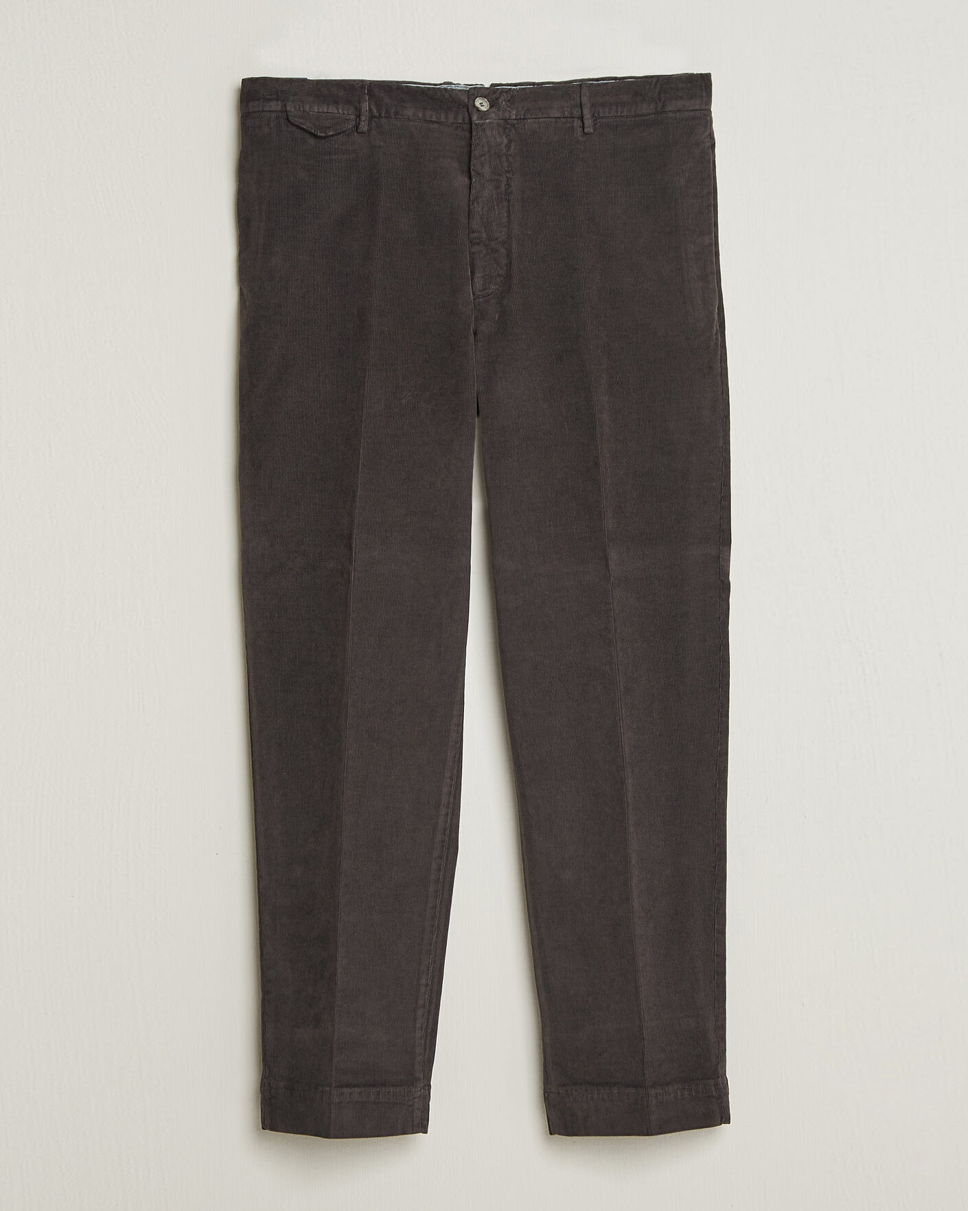 Herre | Bukser | Santaniello | Corduroy Trousers Dark Grey