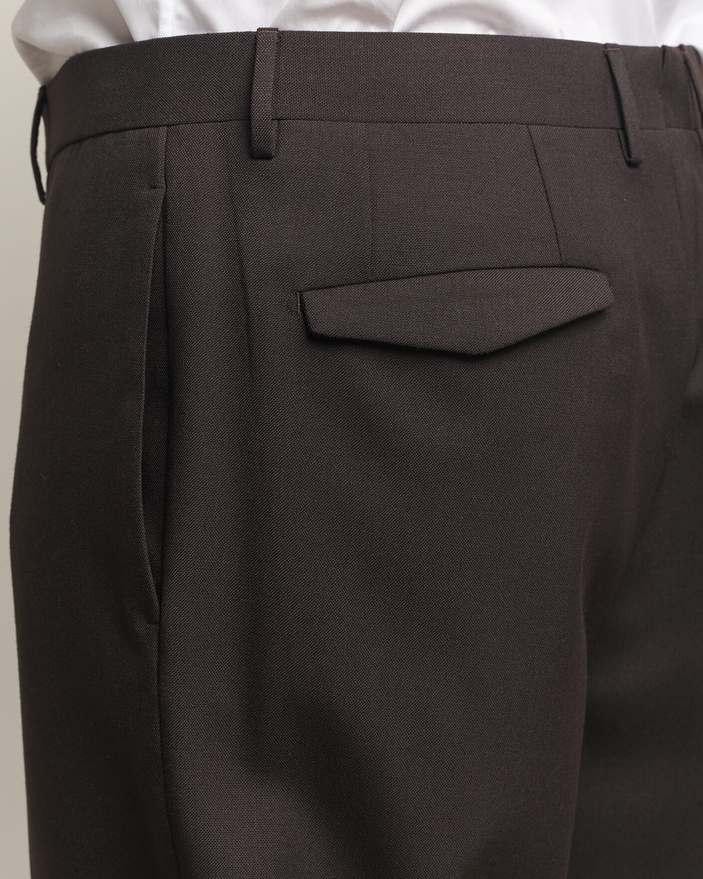 Herre | Bukser | Santaniello | Wool Trousers Brown