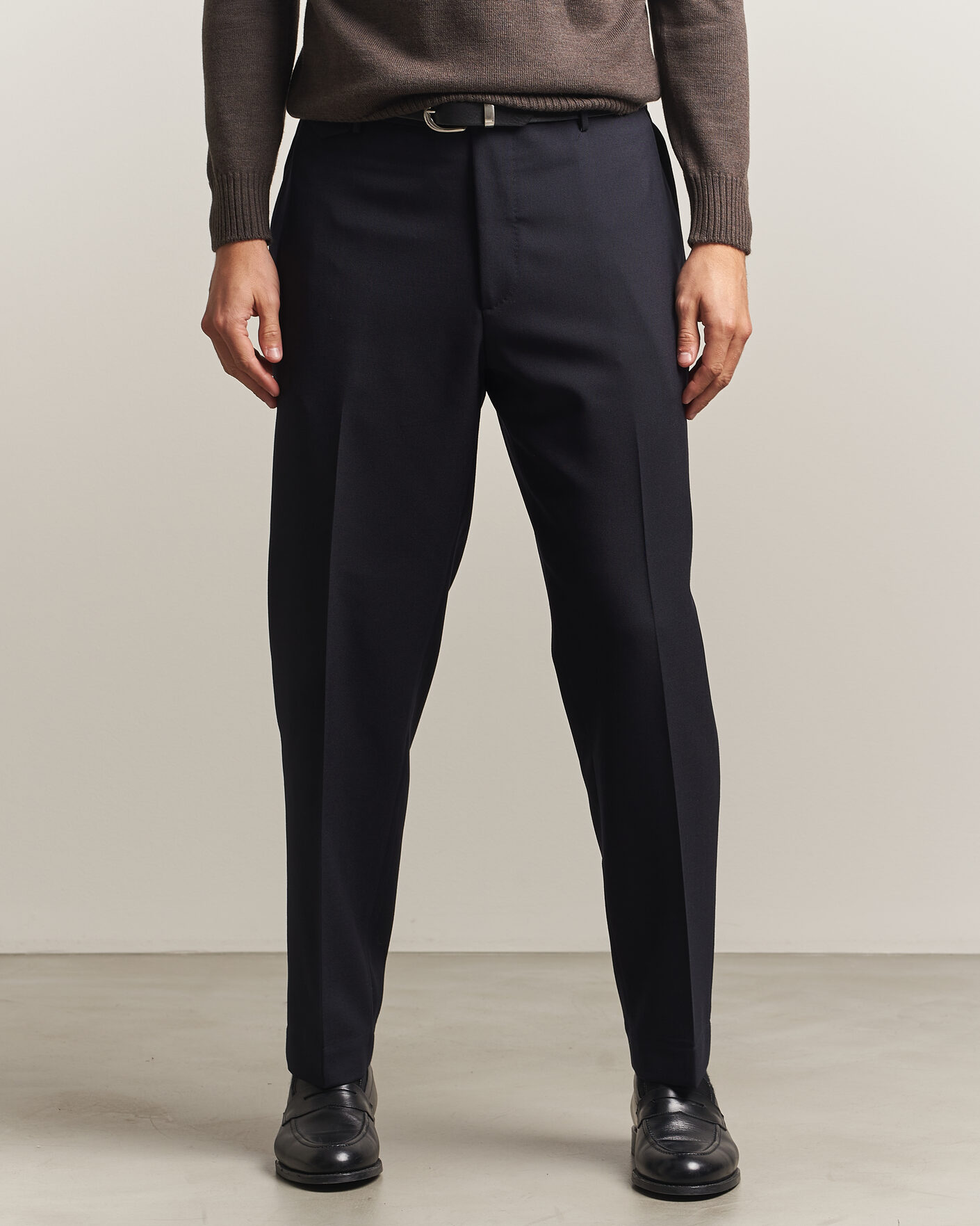 Herre | Bukser | Santaniello | Wool Trousers Navy