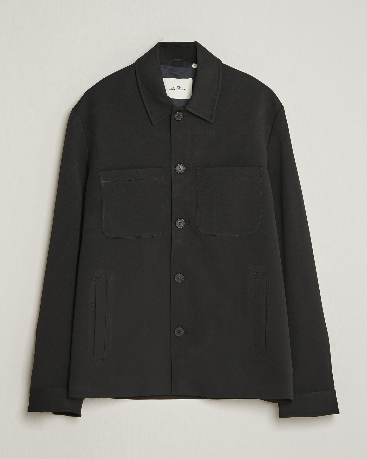 Herre | Skjorter | LES DEUX | Marsielle Hybrid Jacket Black