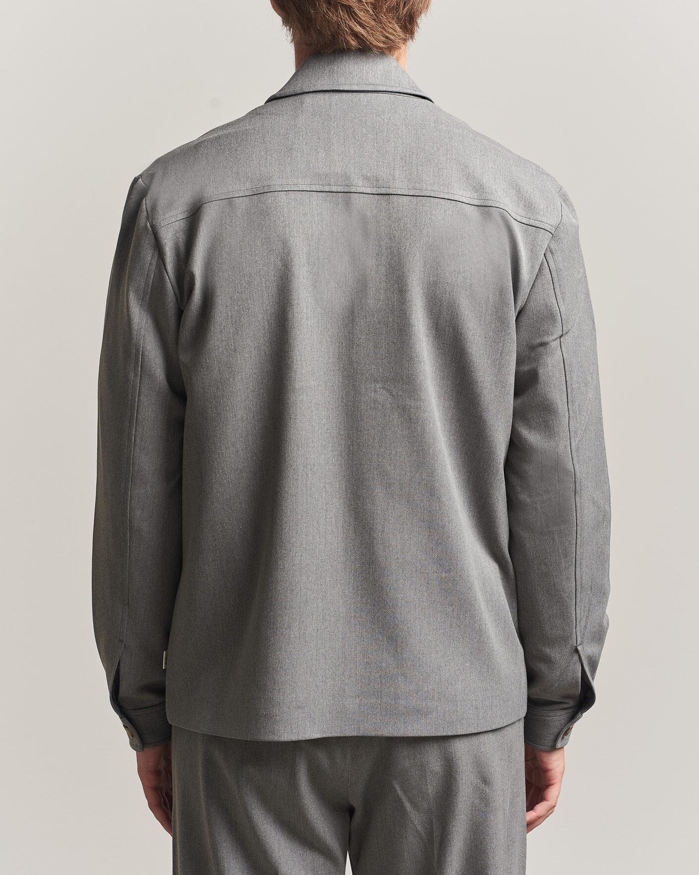 Herre | Skjorter | LES DEUX | Marsielle Hybrid Jacket Grey Melange