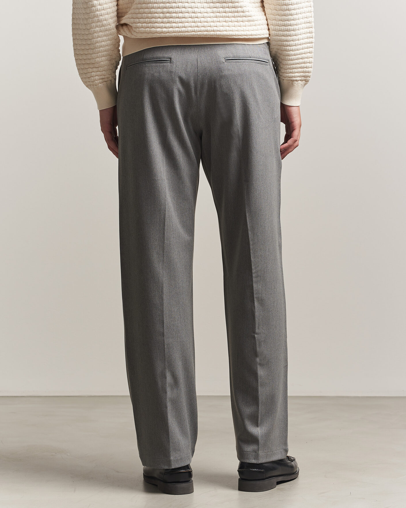 Herre | Bukser | LES DEUX | Como Solid Slack Pants Grey Melange