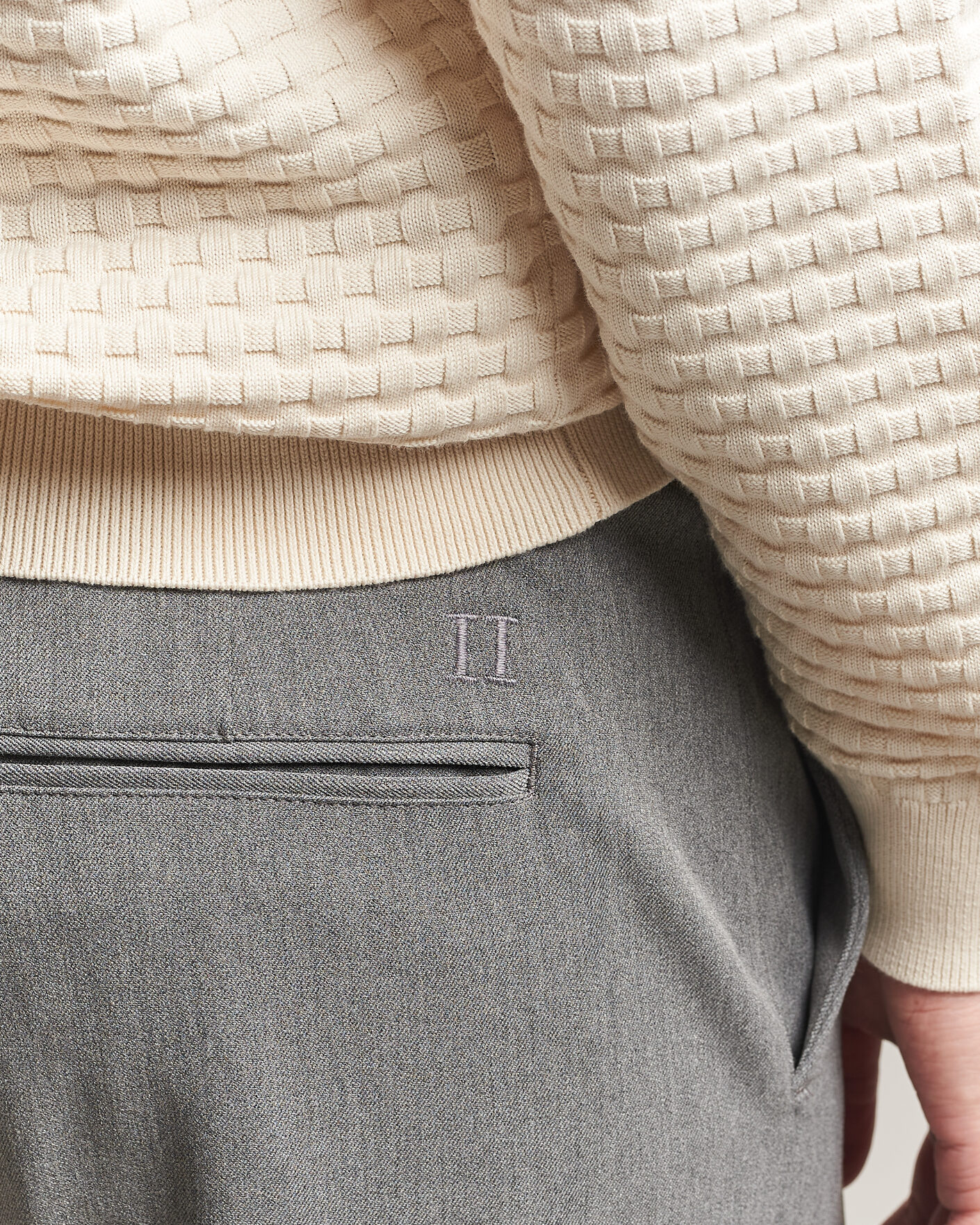 Herre | Bukser | LES DEUX | Como Solid Slack Pants Grey Melange