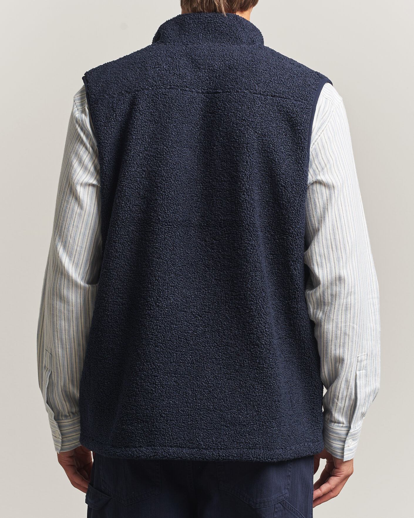 Herre | Vester | LES DEUX | Patch Teddy Vest Dark Navy