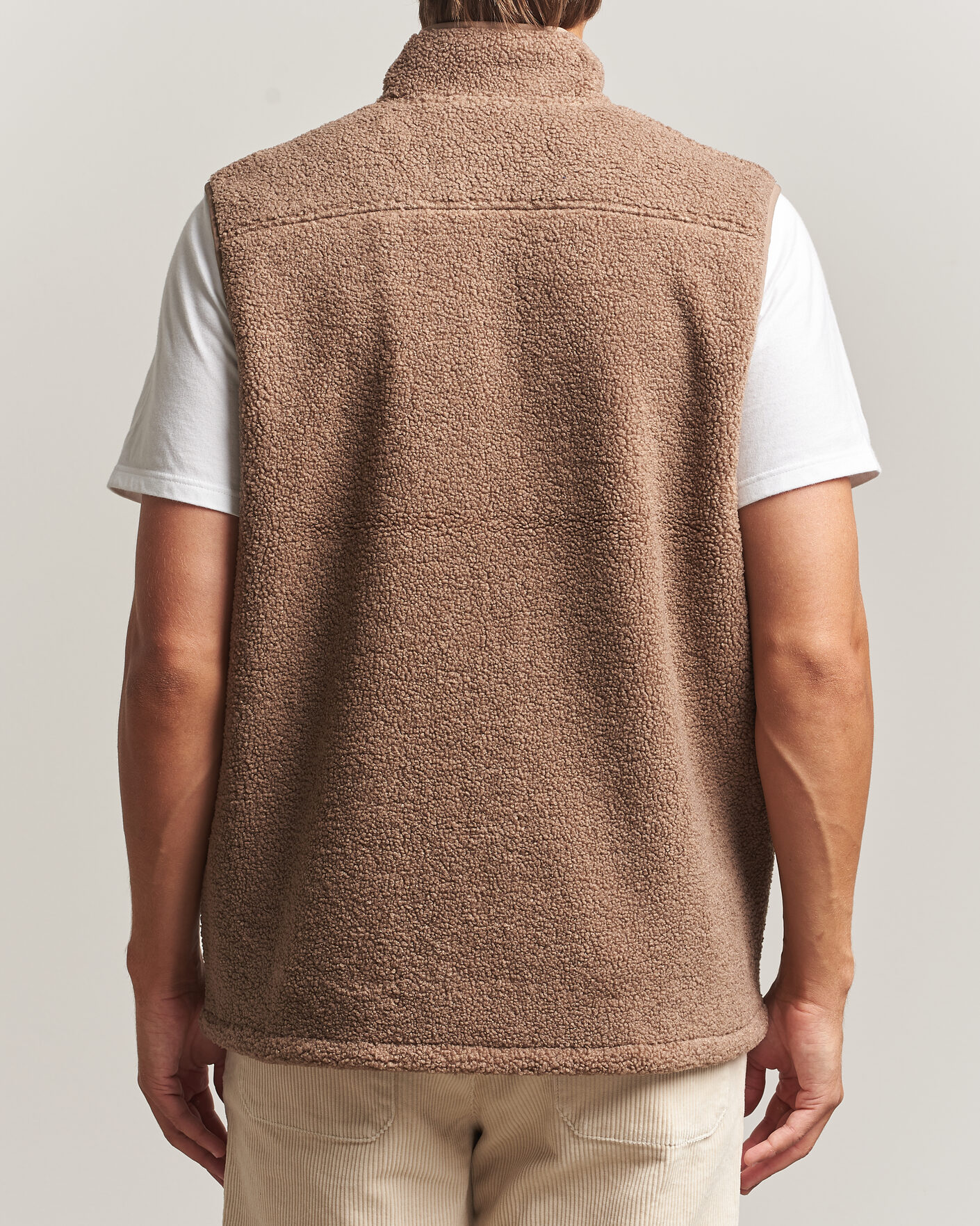 Herre | Vester | LES DEUX | Patch Teddy Vest Caribou