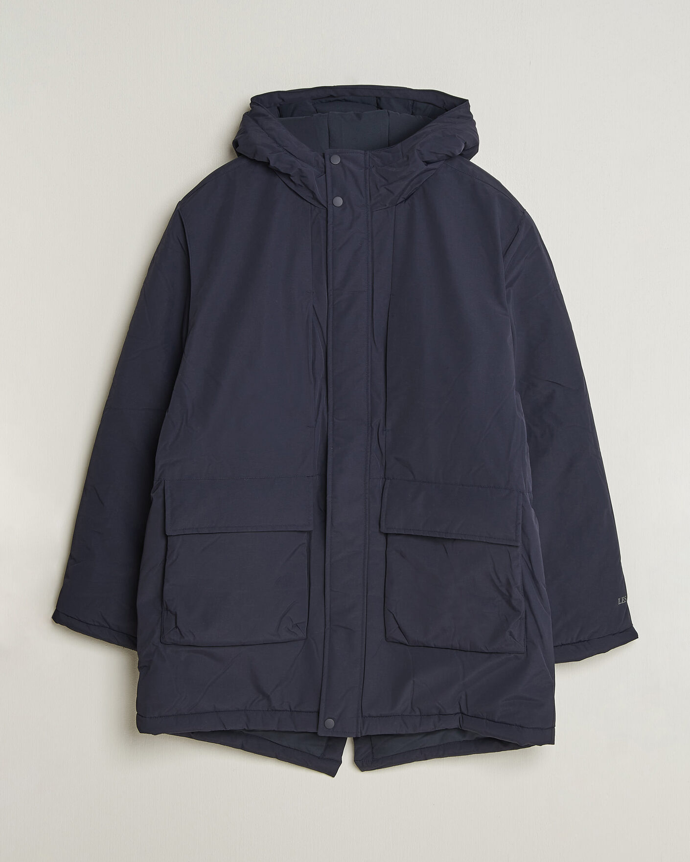 Herre | Jakker | LES DEUX | Padded Parka Coat Dark Navy