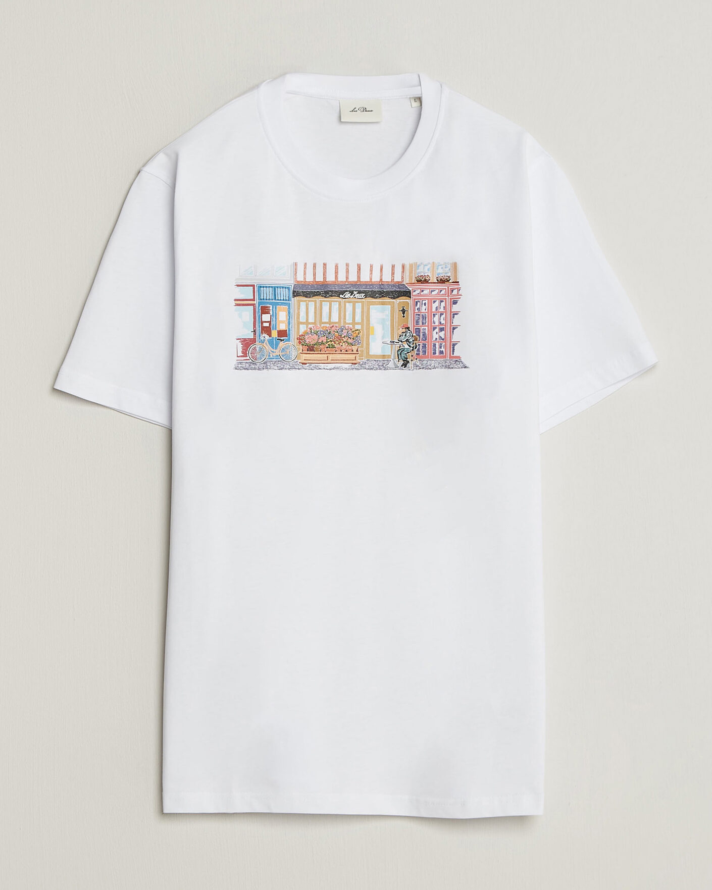 Herre | T-Shirts | LES DEUX | Market T-Shirt White