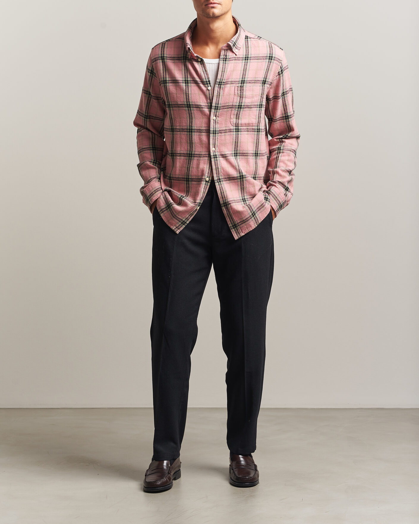 Herre | Bukser | LES DEUX | Wool Reg Suit Pants Dark Navy