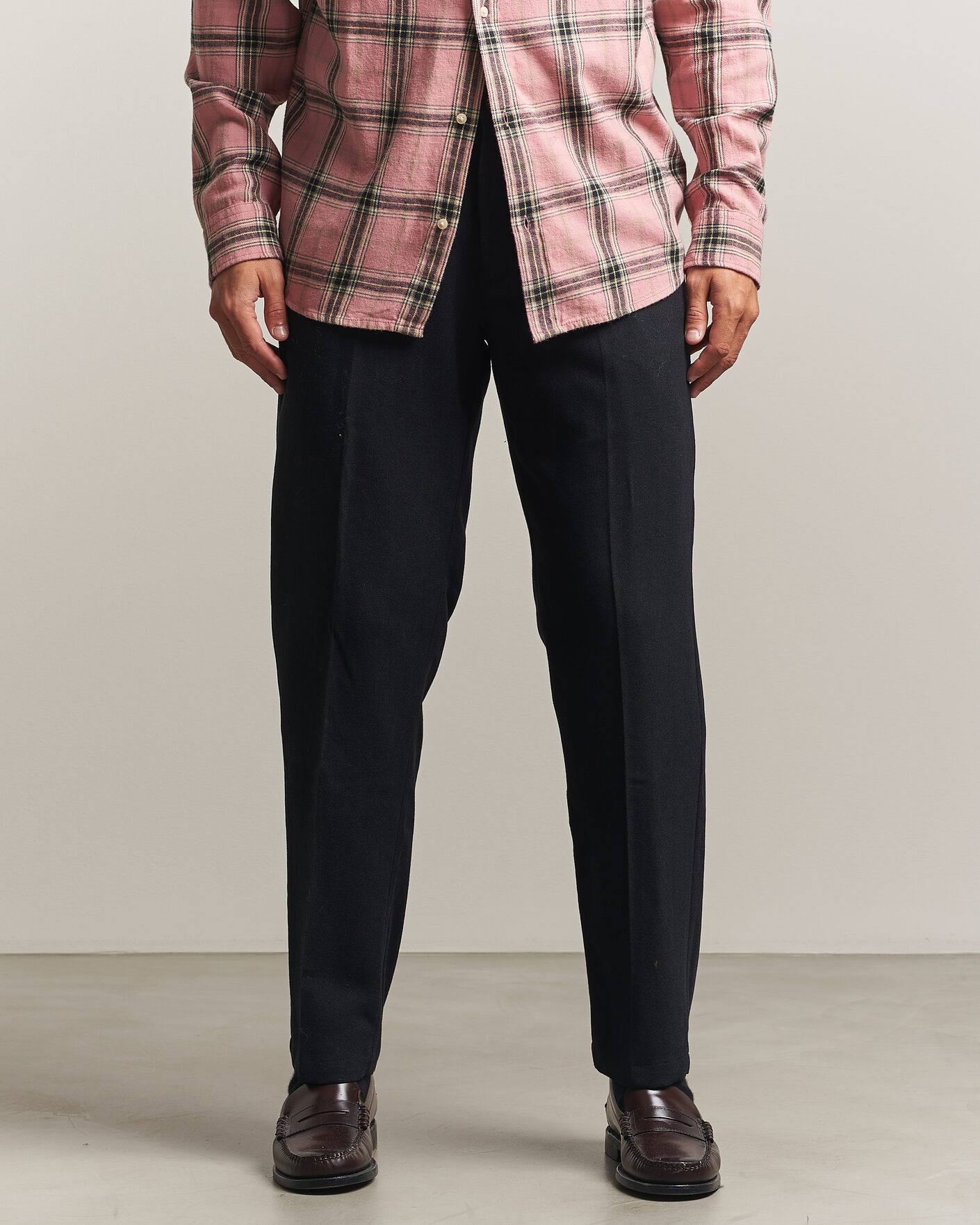 Herre | Bukser | LES DEUX | Wool Reg Suit Pants Dark Navy