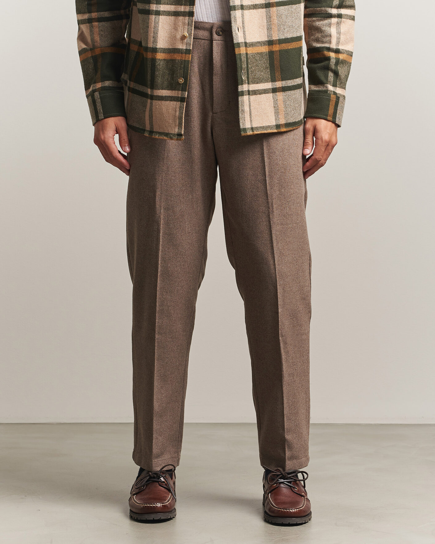 Herre | Bukser | LES DEUX | Wool Reg Suit Pants Caribou
