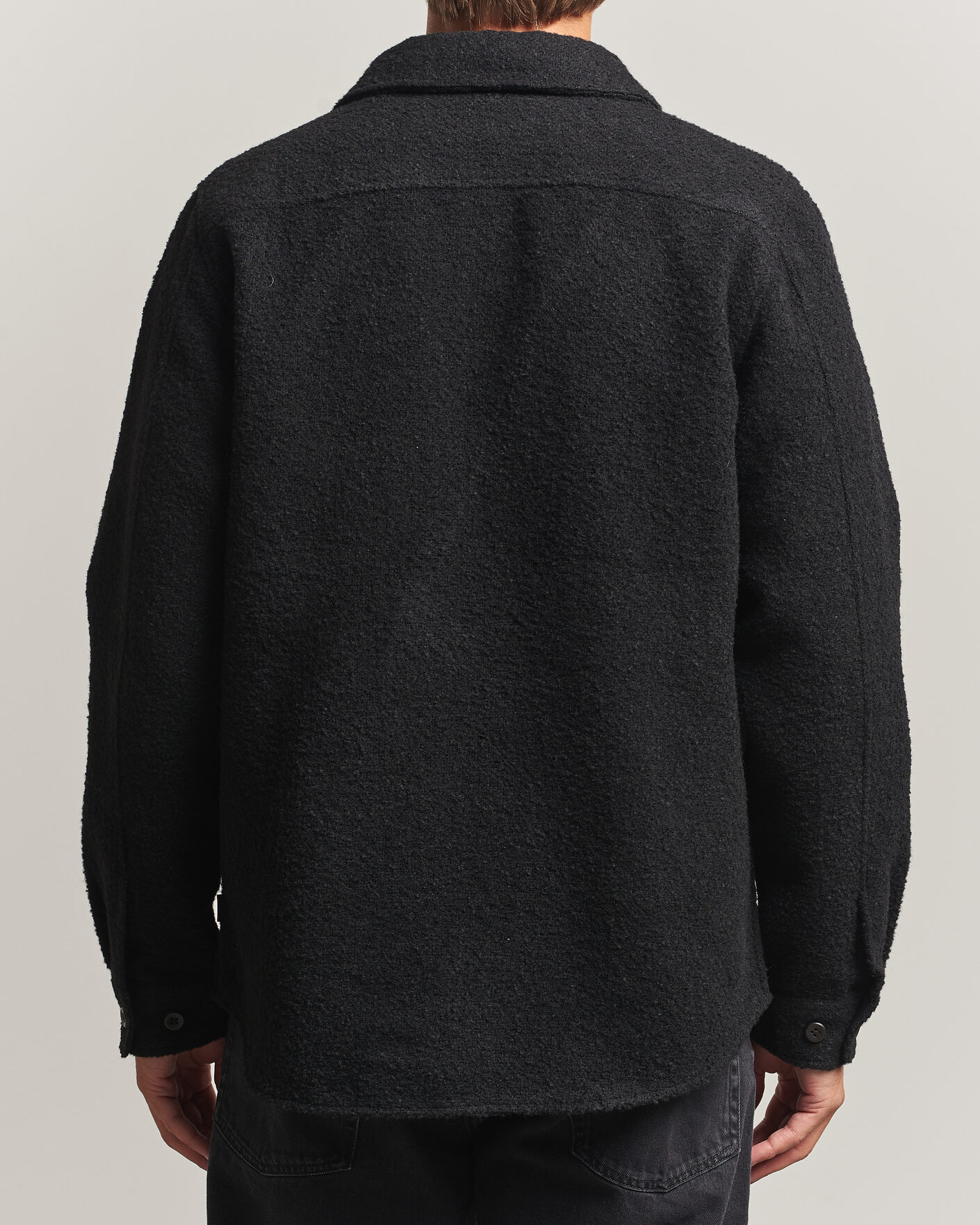 Herre | Skjorter | LES DEUX | Boucle Overshirt Black