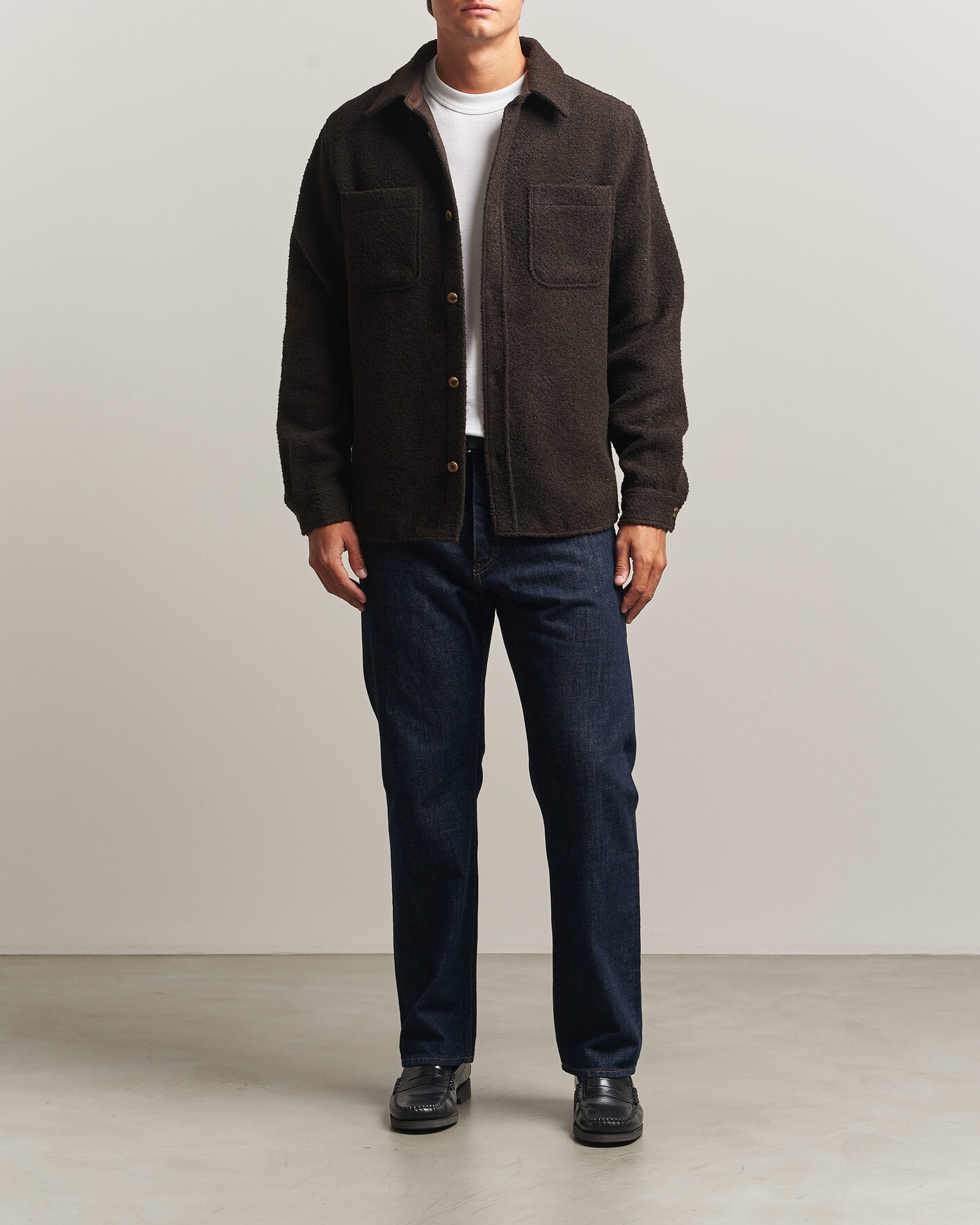 Herre | Skjorter | LES DEUX | Boucle Overshirt Delicioso