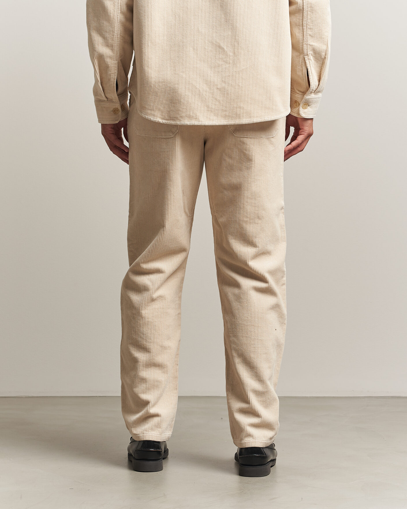Herre | Bukser | LES DEUX | Corduroy Tapered Pants Ivory
