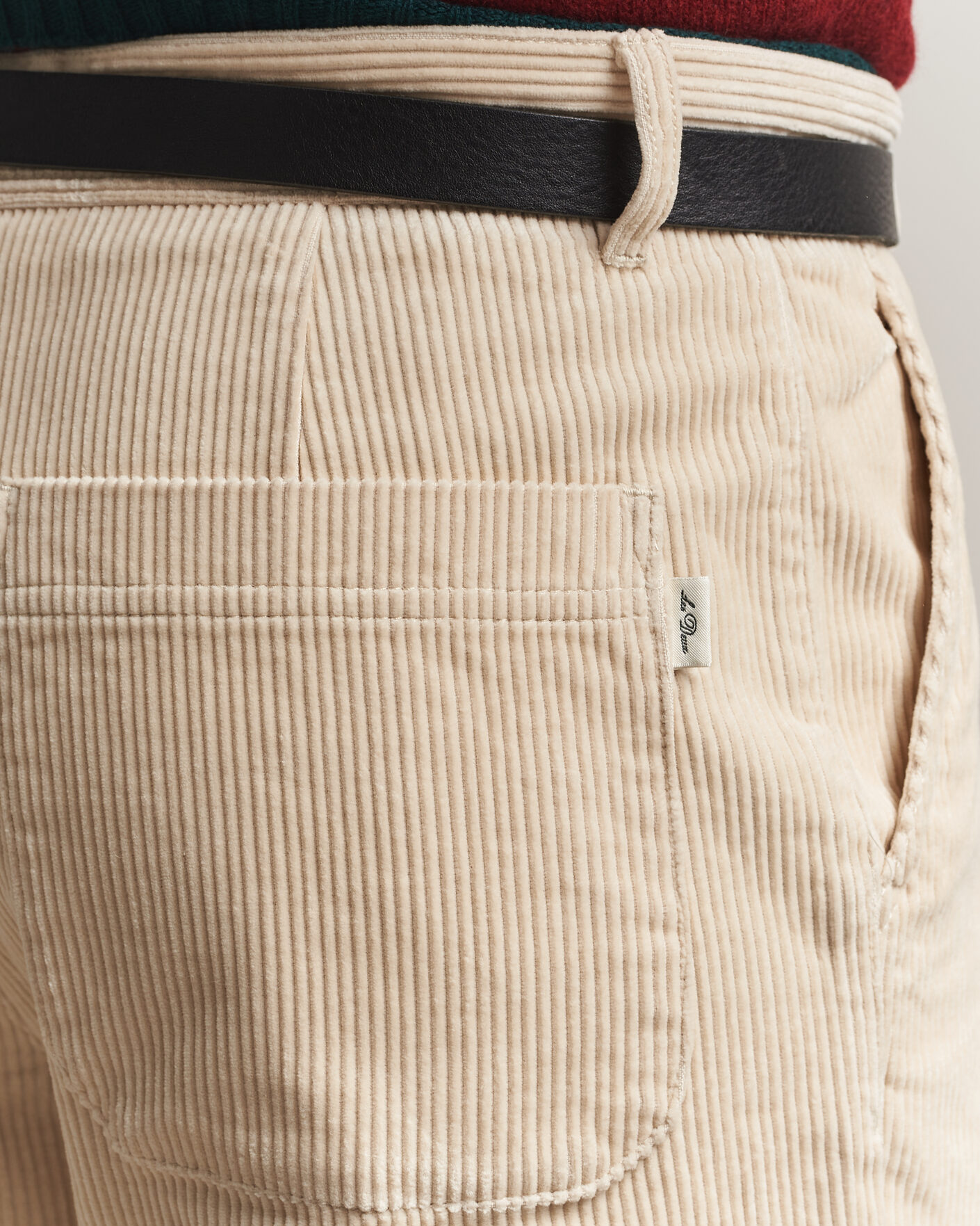 Herre | Bukser | LES DEUX | Corduroy Tapered Pants Ivory