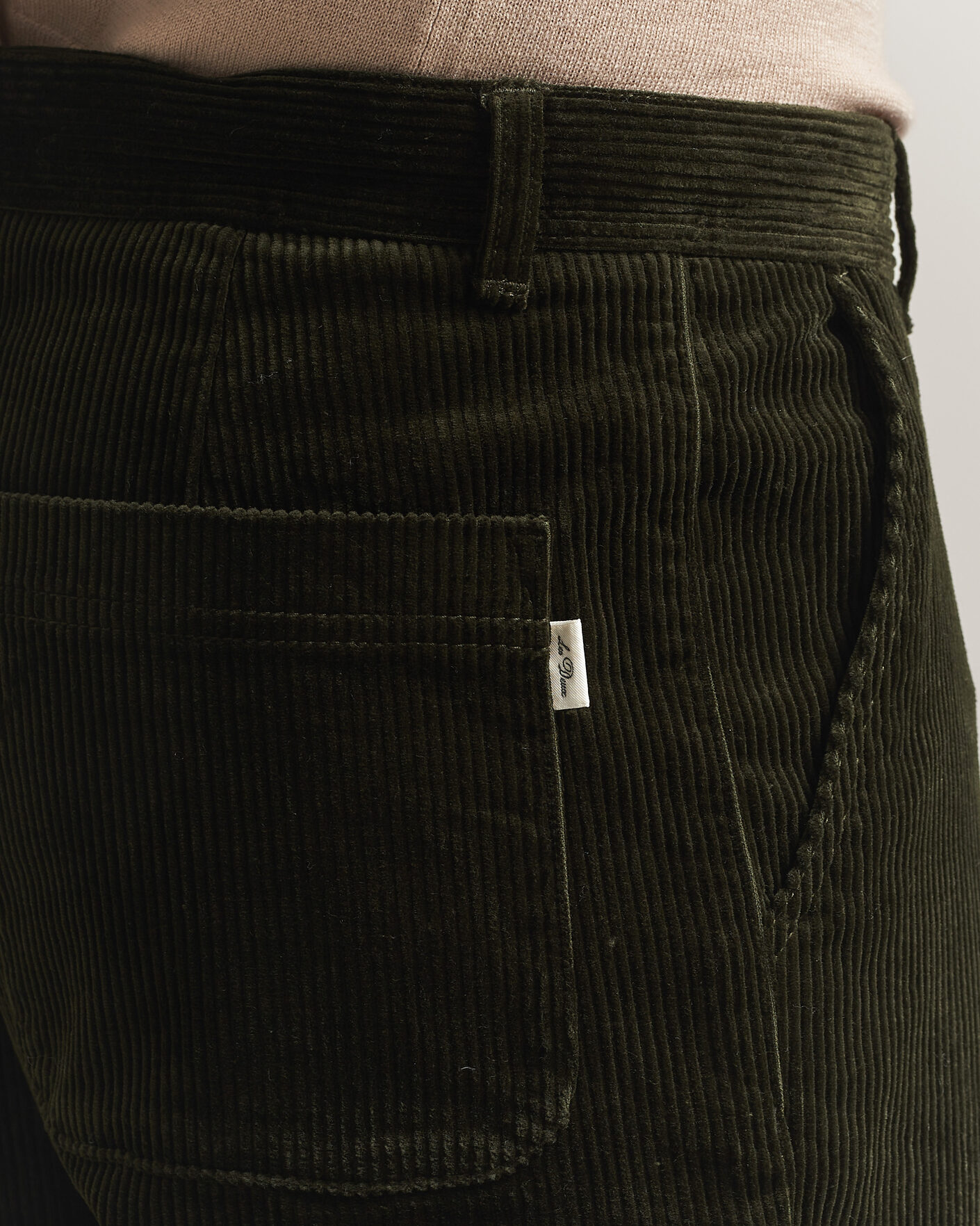 Herre | Bukser | LES DEUX | Corduroy Tapered Pants Rosin Green
